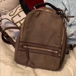Brown backpack